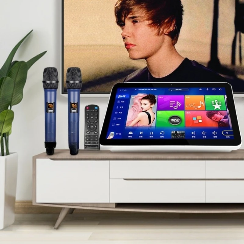 

Song-ordering machine Household KTV power amplifier Reverb touch screen all-in-one machine