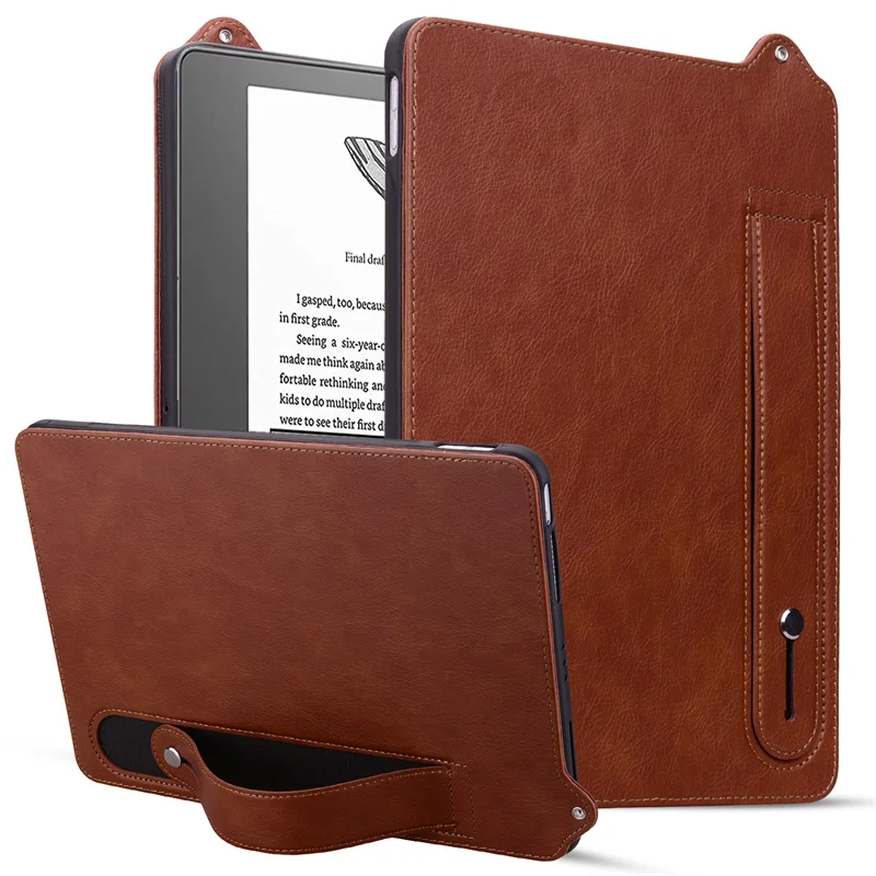 Coque For Kindle Scribe Case 10.2 inch PU Leather Soft TPU Stand Handheld Tablet Cover For Funda Kindle Scribe Case 2024 2022