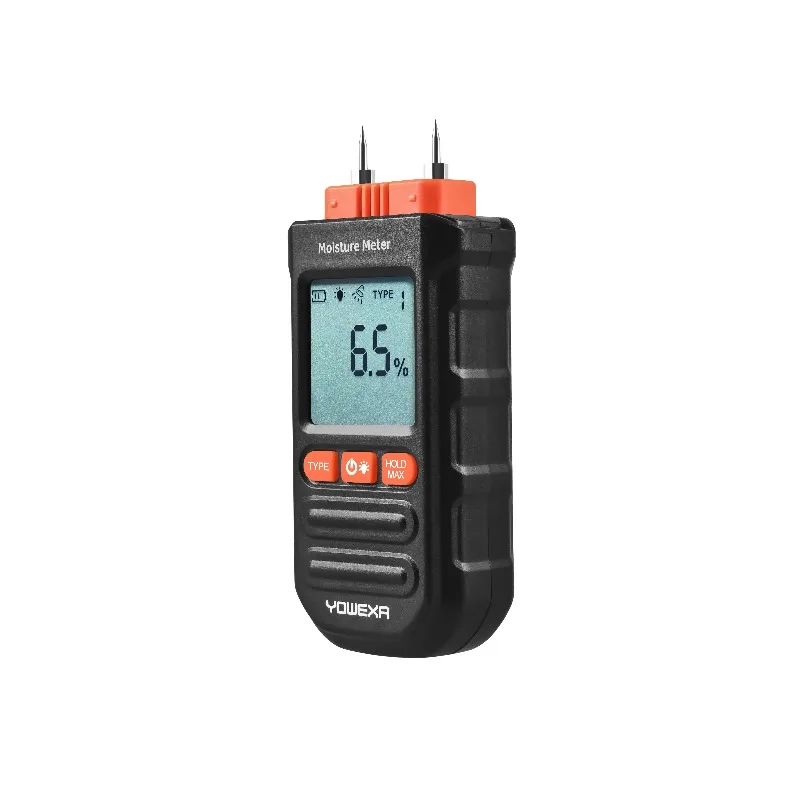 YW-212L Digital Portable Wood Humidity Tester Hygrometer Timber Damp Detector Tree Density Wood Moisture Meters