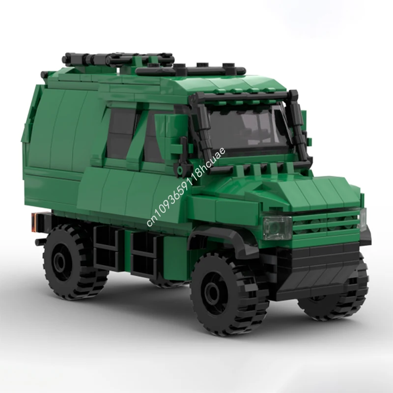 

364 шт. MOC армейский спецназ бронегрузовик зеленый город модель строительные блоки детские модульные игрушки DIY креативные рождественские подарки