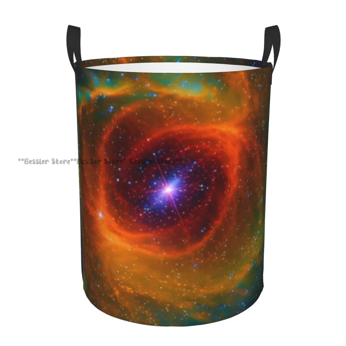 Universe Stars Galaxies Nebulas In Outer Space Storage Bag Household Dirty Laundry Basket Folding Bucket Clothes Organizer