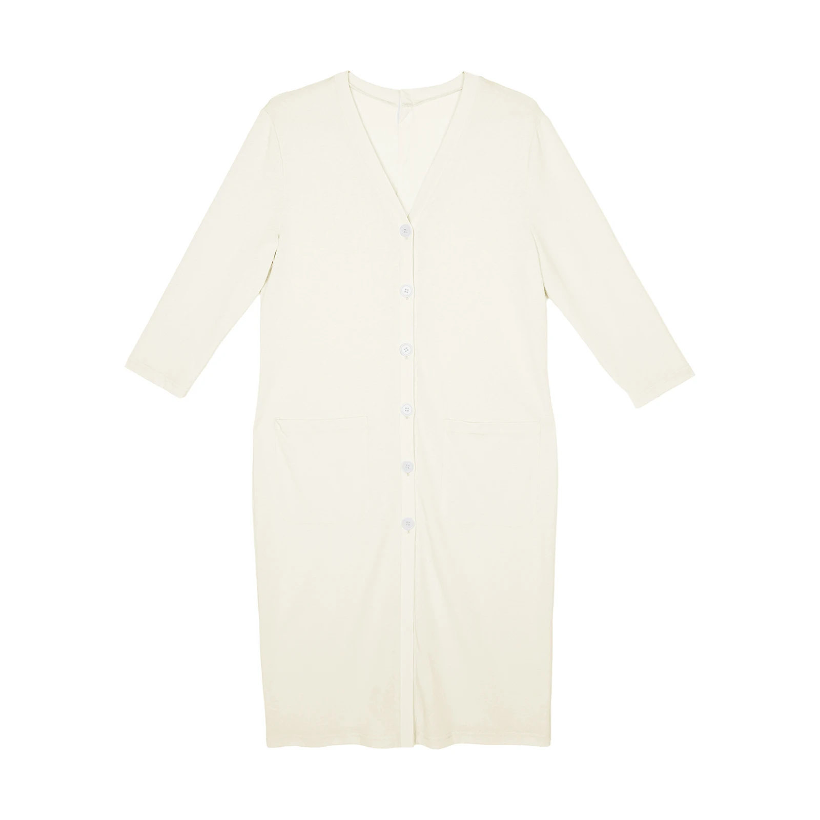 Women Elderly Adaptive Cardigan Front And Back Button-down Long Sleeve Knitted Outerwear Homewear Daily Wear for Special Needs