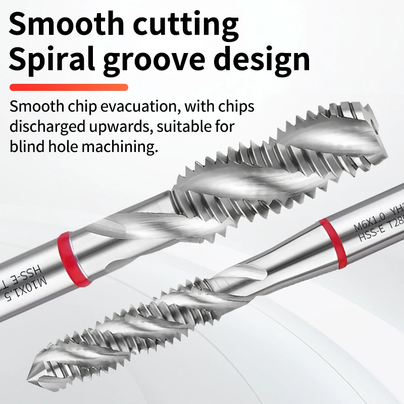 EIMOGE  YG-1 HSS-EX T2809 Spiral Flute Taps with Red Circle M25-36  For Multi Purpose 1PCS