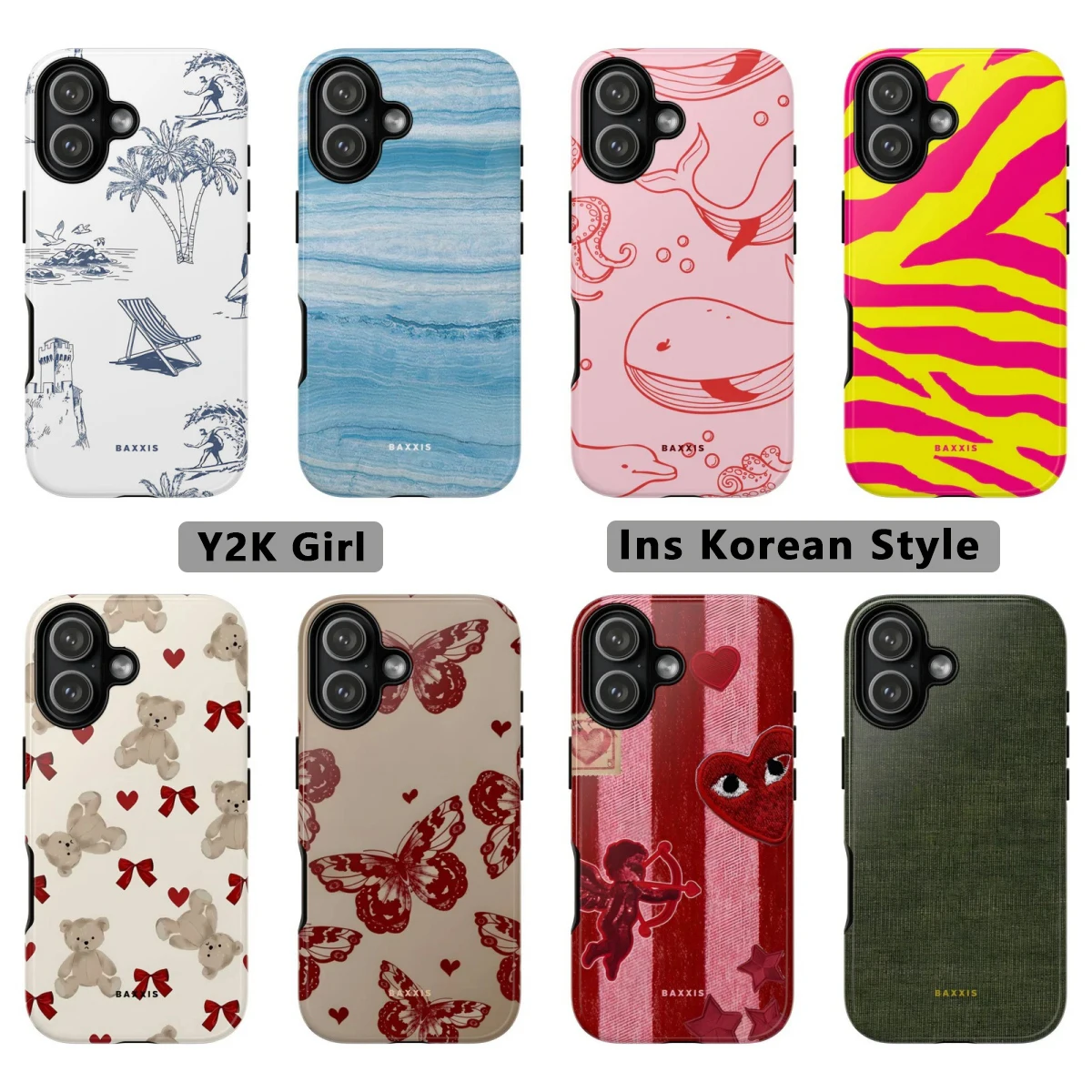 Clmj Art Butterfly Phone Case For Samsung Galaxy A56 A36 A26 S26 S25 S24 S23 S20FE Ultra Plus 5G Luxury Double-layer Back Cover
