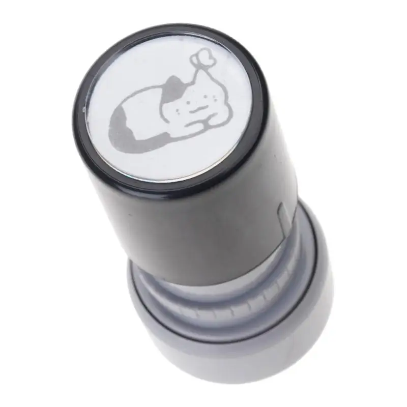 Y1UB ABS Animal Stamp Featuring Adorable Black Cats Easy to Carry for Students