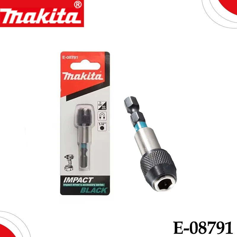 Makita E-08791 Impact Black Quick-Release Bit Holder, 1/4