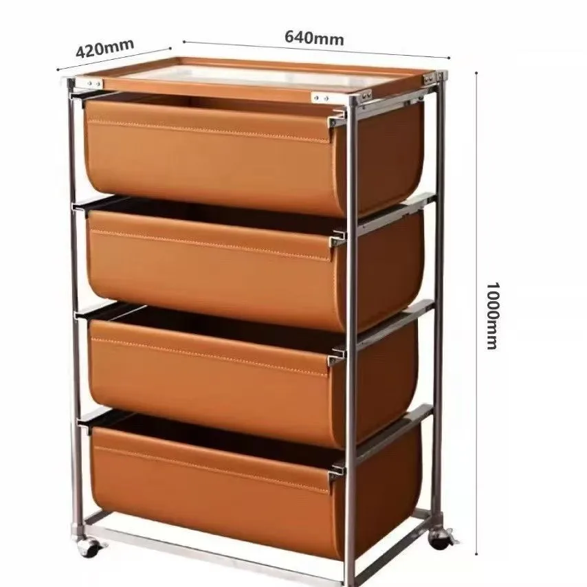 YJQ storage multi-layer storage rack multi-functional floor snacks stainless steel wall locker