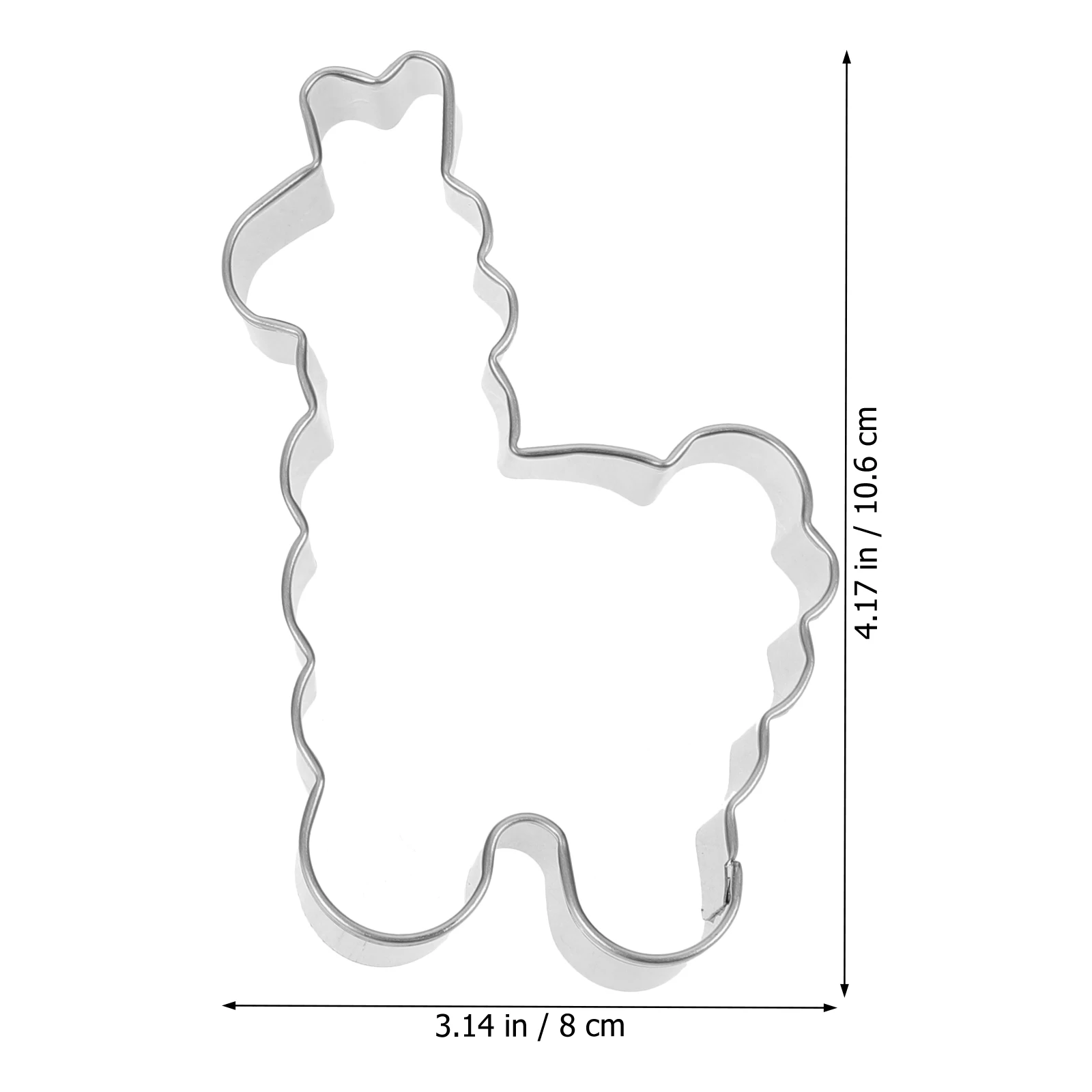 

4 Pcs Biscuit Mold Cookie Cutter Cutting Machine Alpaca Shape Baking Mould Tool