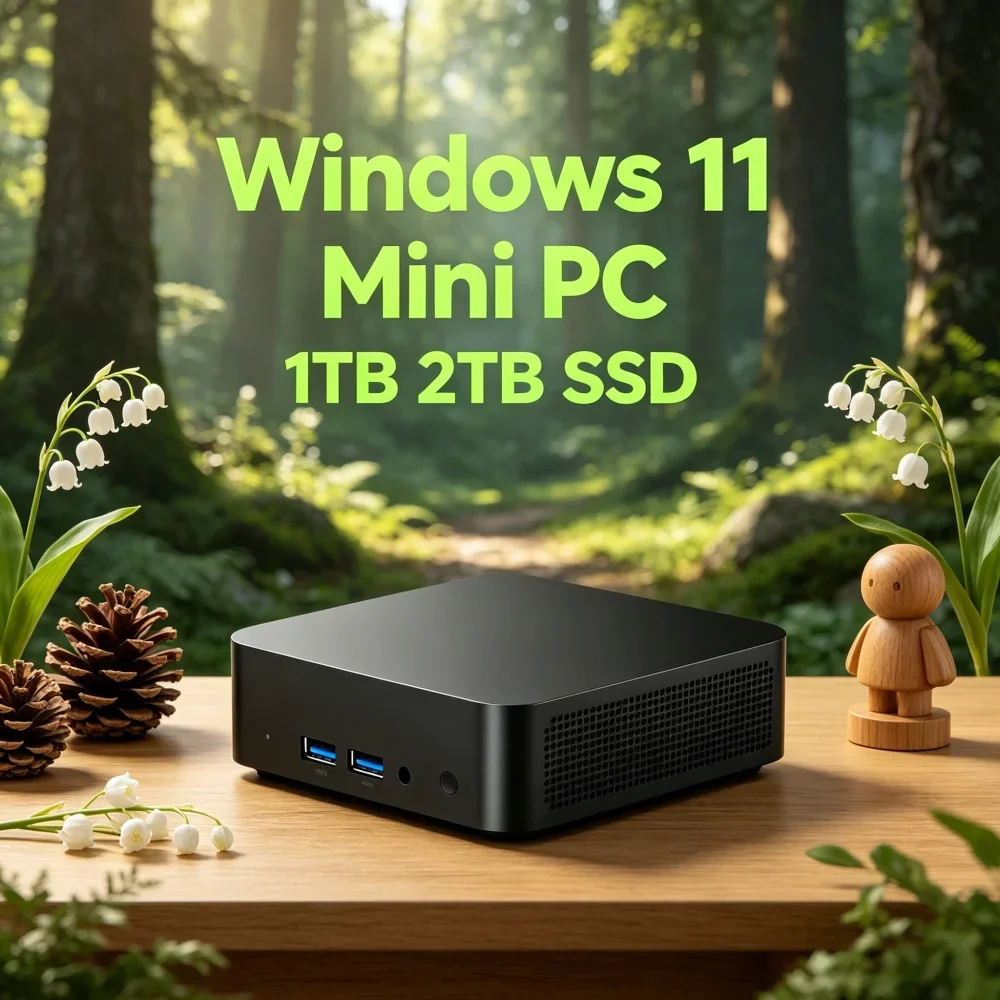 Robust Windows 11 Pro Mini PC Core i3 6100 32GB RAM 1TB/2TB SSD WiFi6 BT5.2 4K HD Office Gaming Device 3 Years Warranty
