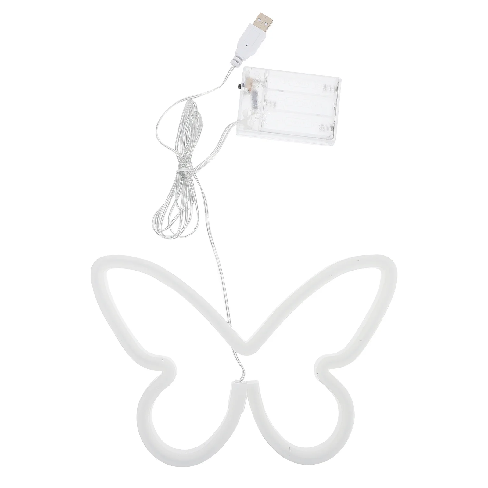 1 قطعة ضوء الزخرفية فراشة Usb النيون ليلة لغرفة المعيشة غرفة نوم حديقة Led الحيوان مصباح ثنائي الطاقة مصباح للزينة الصغيرة