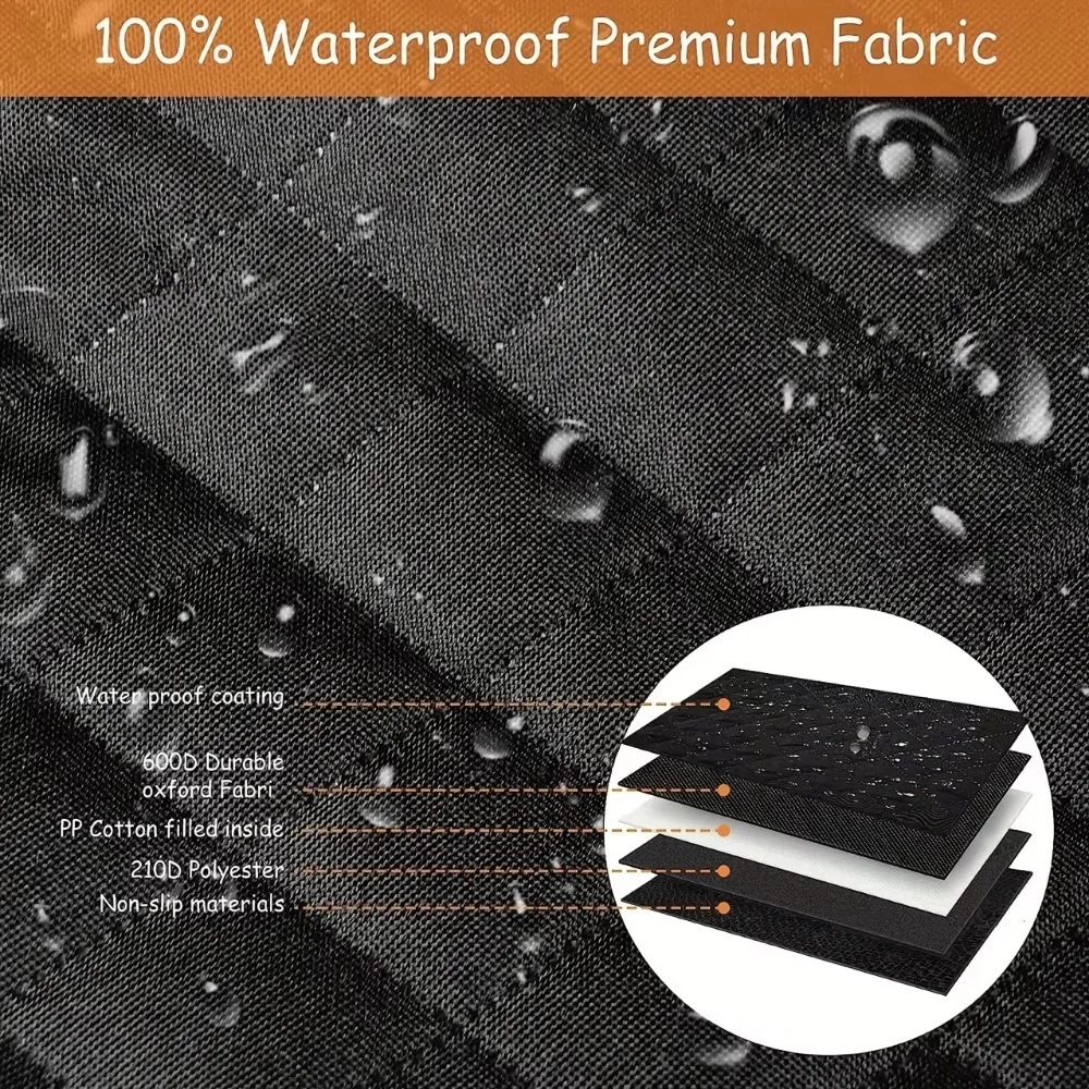 Trunk Cargo Liner for Pet,Thicken Oxford Cloth Trunk Carpet,Waterproof Anti Slip Wear-Resistant Cushion for Dog