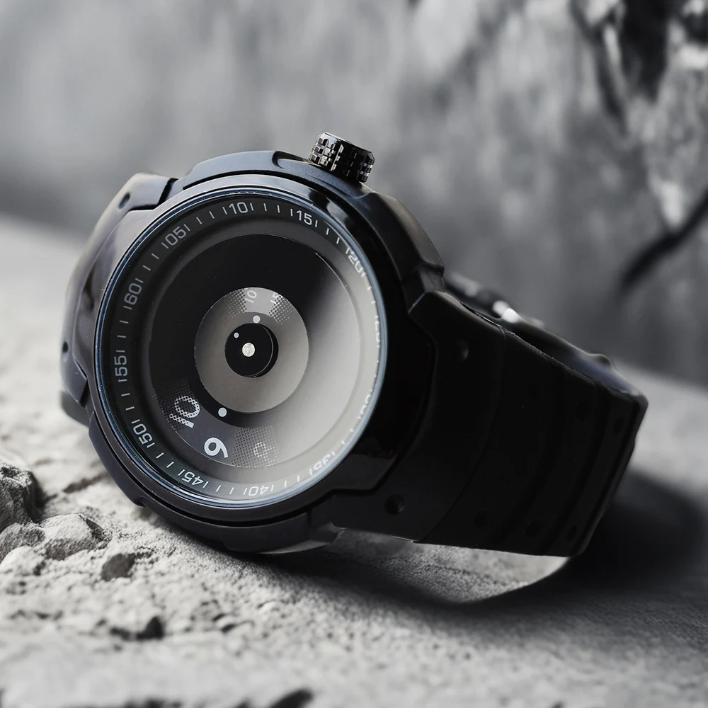 Мужские часы в спортивном стиле Креативный дизайн Кварцевые часы унисекс без указателей Мужские часы в спортивном стиле Креативный дизайн Кварцевые часы унисекс без указателей