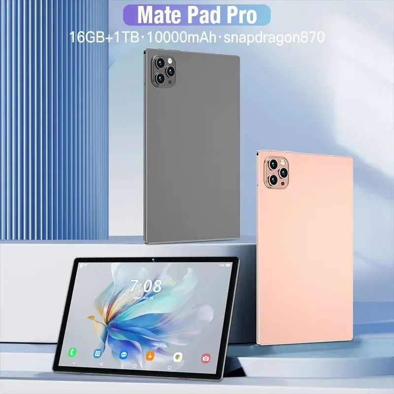 2024 New Original Tablet Mate Pad Pro 16GB+1TB Android PC Tablets 10.1inch 10000mAh Original PC Tablets Global 5G Dual SIM Card