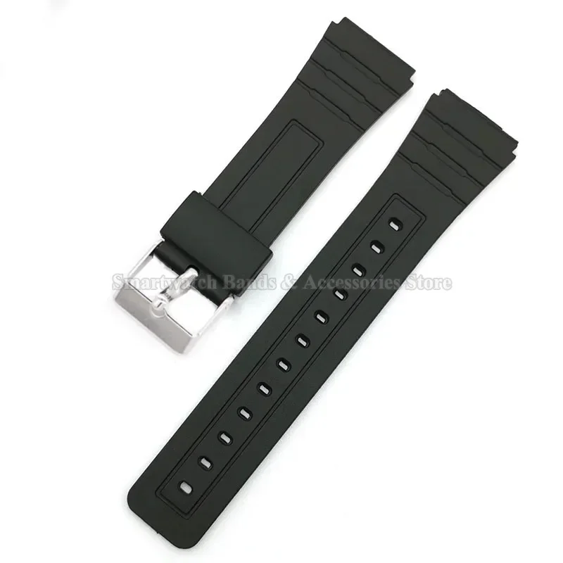 12mm 14mm 16mm 18mm 20mm 22mm Silicone Watch Strap for Casio Strap Waterproof Rubber Wrist Band Replacement Men Women Bracelet