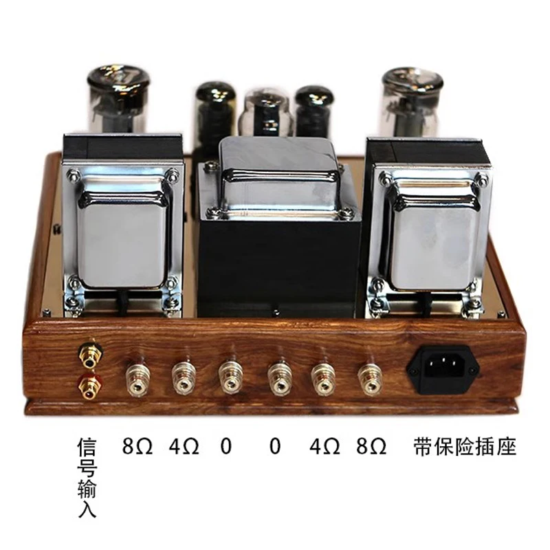 Amplificador de tubo fu50 push-pull 6j8p, 12w, 2 estéreo, 5z3p, retificador de extremidade única, classe a, amplificador de tubo de vácuo, áudio superlinear