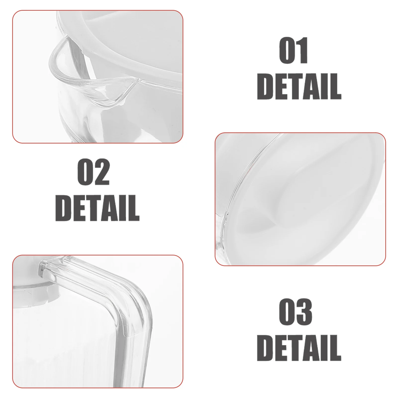

Cold Water Bottle Plastic Juice Pitcher Drink Kettle Large for Jugs Containers Baby