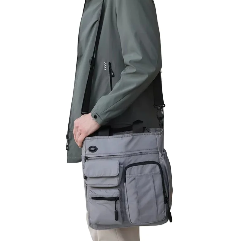 

Men's Business Shoulder Bag, Lightweight and Casual, Multi-layered, Large Capacity, 14-inch Laptop Bag, Briefcase/crossbody Bag