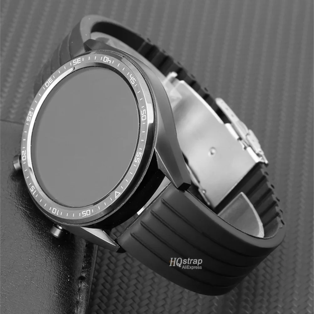 Silicone Watch Band 22mm 20mm Strap for Samsung Galaxy Watch 4 5 3 6 for Huawei Watch GT2 GT3 Rubber Bracelet Quick Release