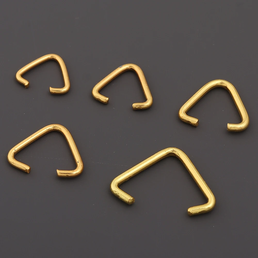 50-100pcs Triangle Open Rings for DIY Jewelry Making