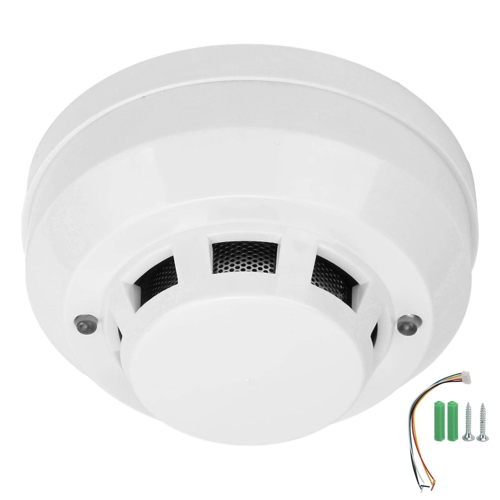 

Smoke Alarm High Sensitivity Security Carbon Monoxide Fire Alarms Detector Sound Light Warning Device with Red LED Indicator