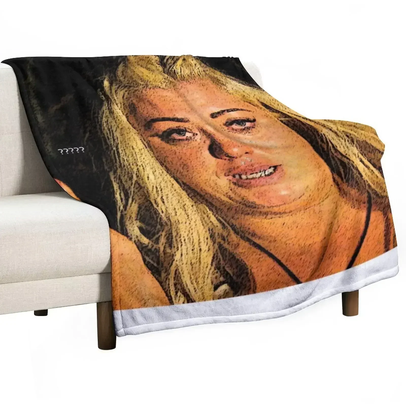 Gemma Throw Blanket Easy Care Comfortable Blanket for Couch