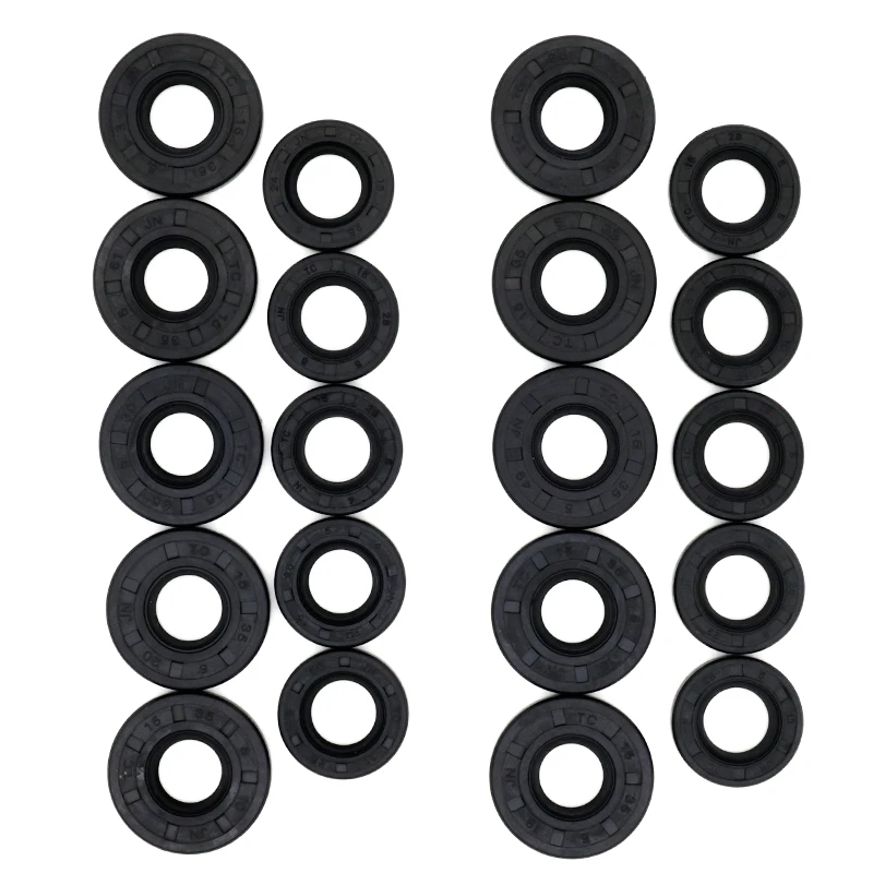 10 kit de vedação de óleo de motosserra 4500 5200 5800 peças de ferramentas de jardim acessórios de motosserra