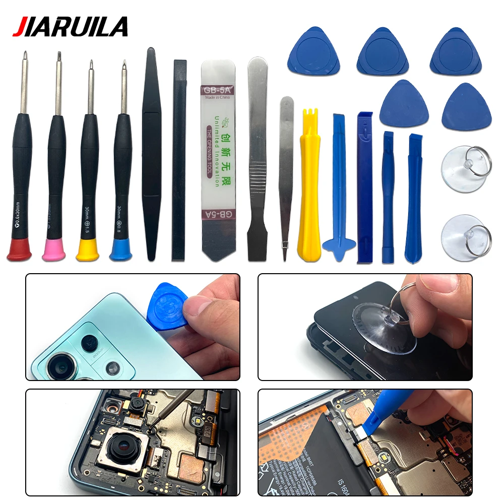 

20 in 1 Repair Opening Tools Kit Spudger Pry Screwdriver Set for Mobile Phone Tablet Computer Disassemble Hand Tool Set 8 in 1