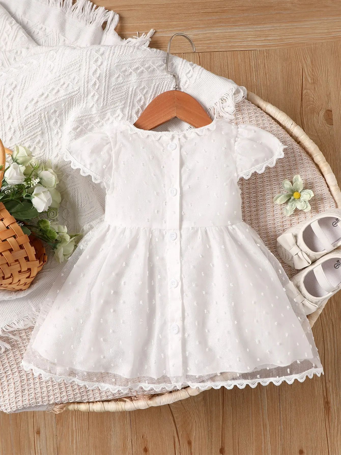 Baby summer fashion advanced elegant sweet soft comfortable dress