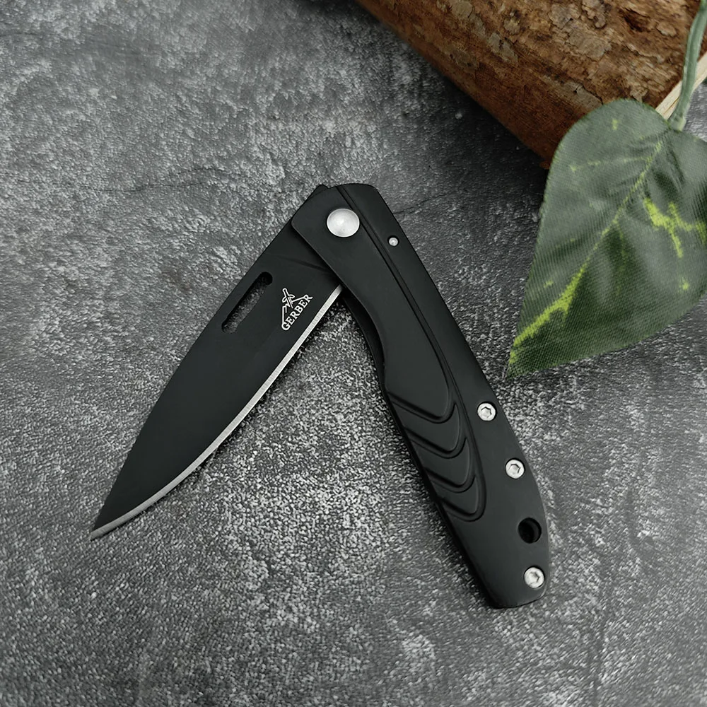 1910918a Tactical Folding Pocket Knife Hunting Self-defense EDC Small Outdoor Knife Sharp 5Cr13Mov Steel Blade 420 Steel Handle