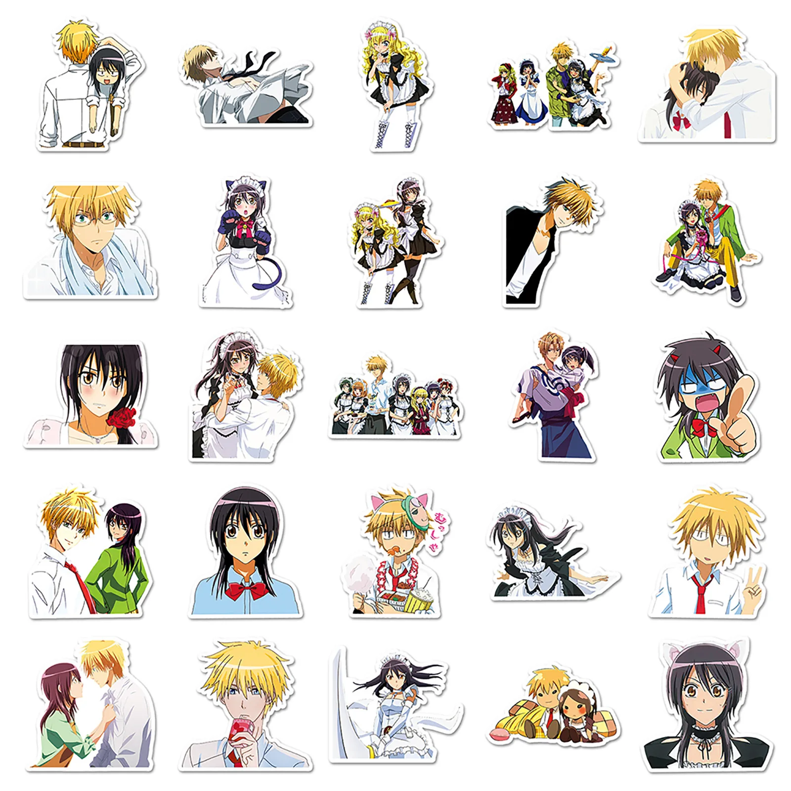 50Pcs Kaichou wa Maid-sama! Series Graffiti Stickers Suitable for Laptop Helmets Desktop Decoration DIY Stickers Toys Wholesale images - 6