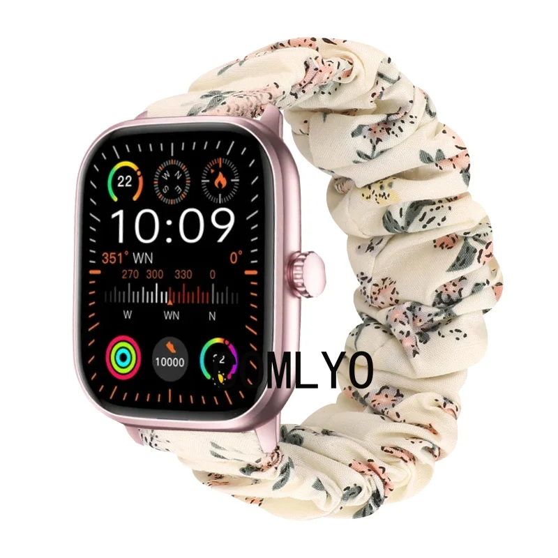 For LEMFO Y80 Smart Watch Strap Cotton yarn Dacron Soft Women Lady Band Bracelet Screen protector film