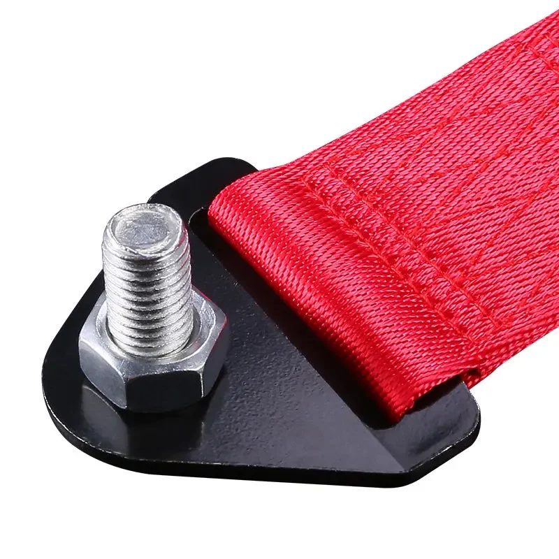 Heavy-Duty Nylon Tow Strap: Universal Car Racing Tow Ropes for Maximum Bumper Trailer Towing Strength