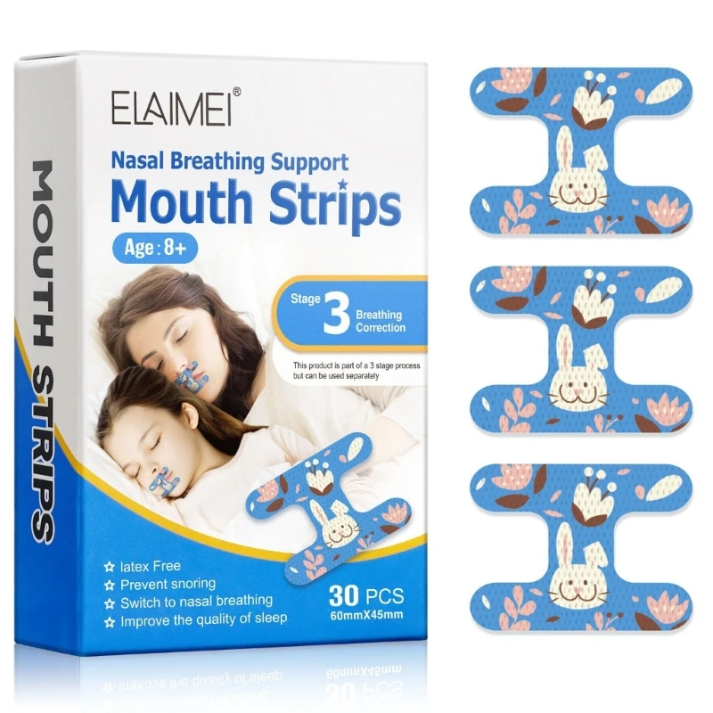 Y1UF Professional Children Stretchable Mouth Sleep Aid Help Nose Breathing for Adult