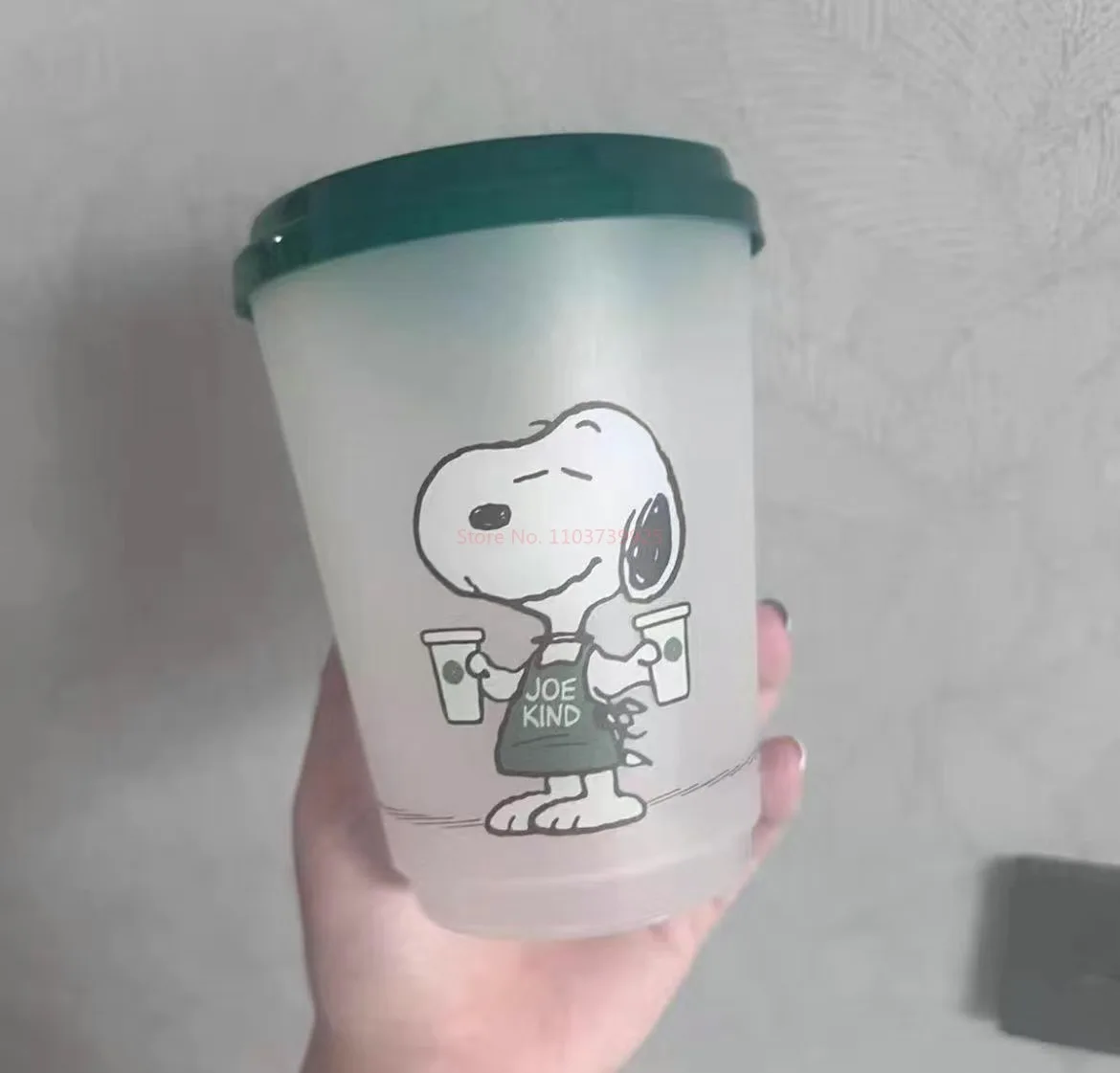 جديد لطيف سنوبي الكرتون أنيمي الطرفية الصيف بسيط كوب ماء زجاجي الكرتون عالية الجمال القهوة كوب عصير الحليب هدايا عيد الميلاد