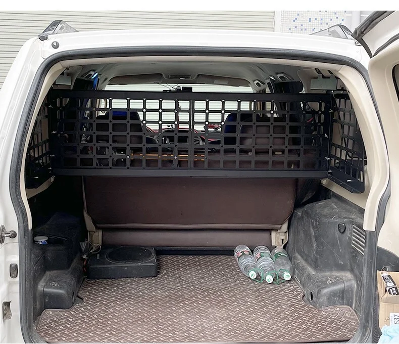 For Mitsubishi Pajero V73 V74 V75 V77 1999-2006 5-Door Modular Storage Panel Shelf Car Rear Trunk Debris Rack Cargo Organizer