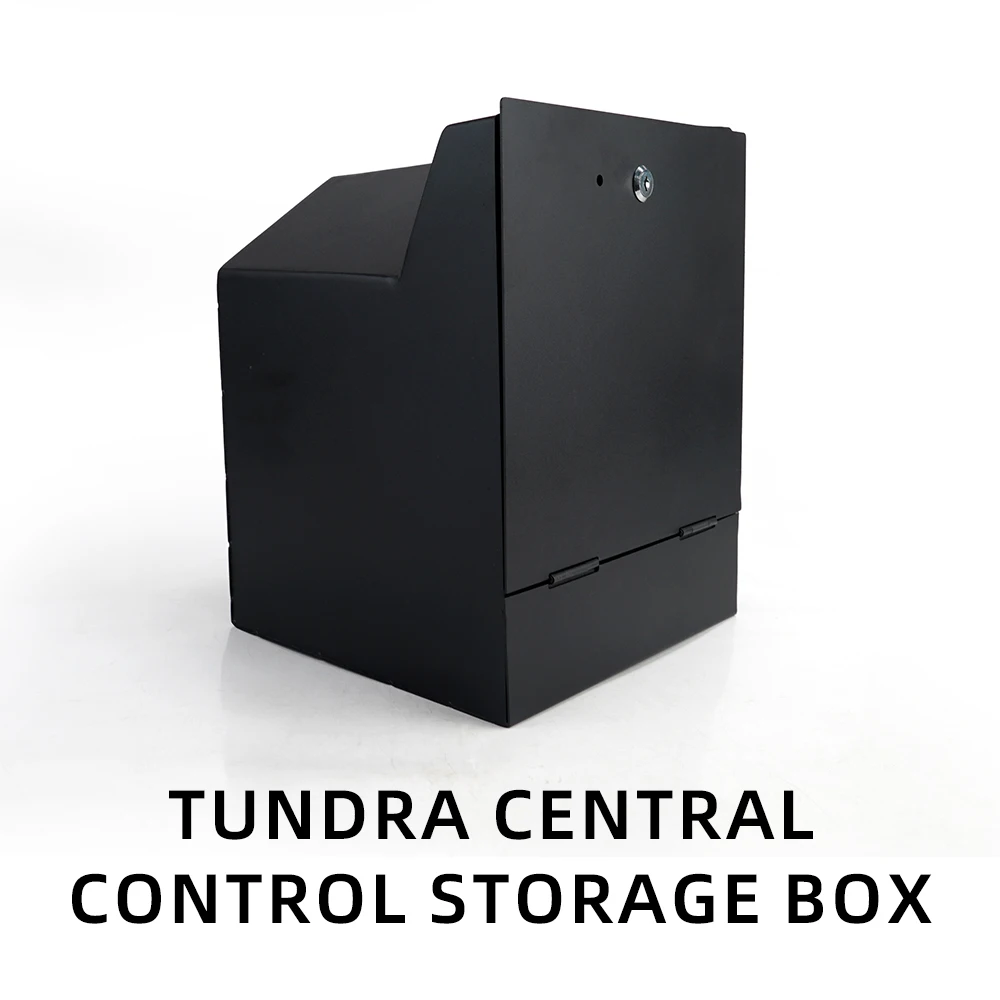 

Сейф для центральной консоли, металлический ящик для хранения, ящик для хранения центральной консоли Toyota Tundra 2014-2021 гг., с замком и ключом