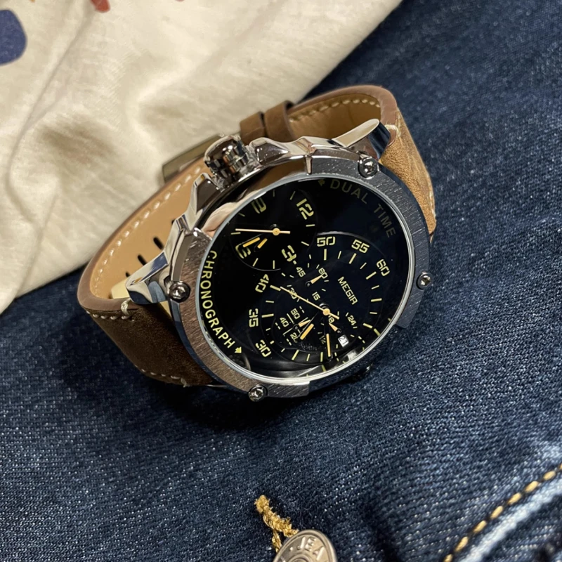 New high-end men's mechanical watch genuine luxury xenon student sports fashion waterproof quartz watch simple trend gift