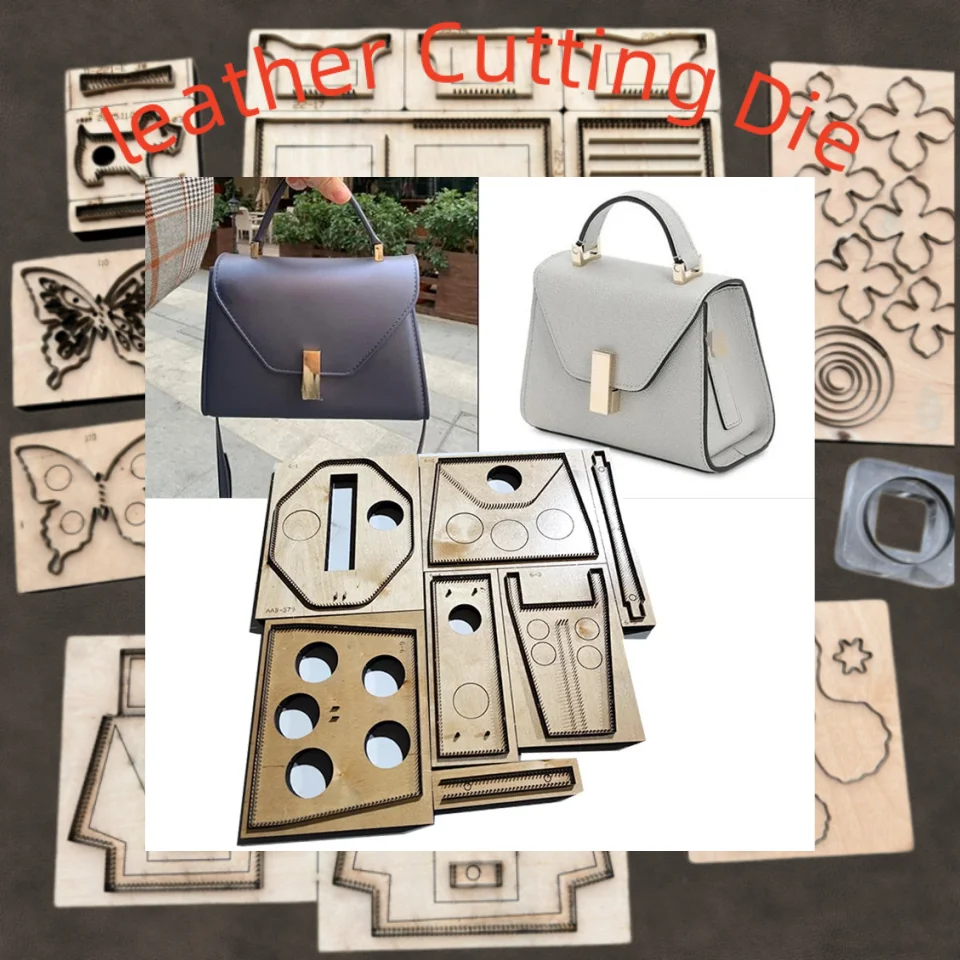 Women Large Capacity Handbag Die Cut Mold, Hand Template DIY Handmade Leather Craft Processing Tool