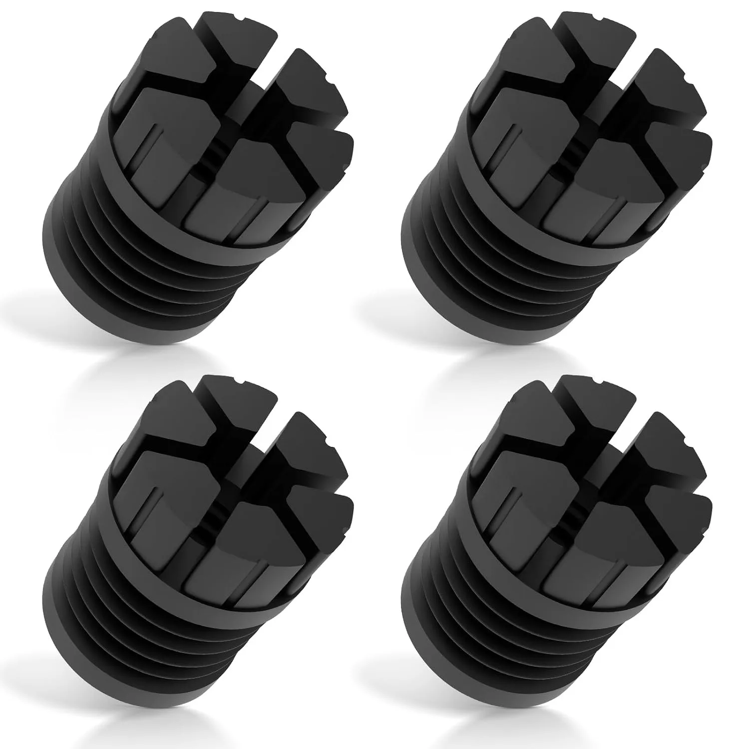 4/8PCS Upgraded Anti-Vibration Feet for Bambu Lab X1/X1C/P1P/P1S - High-Temp Silicone Shock Absorber, 3D Printer Accessories