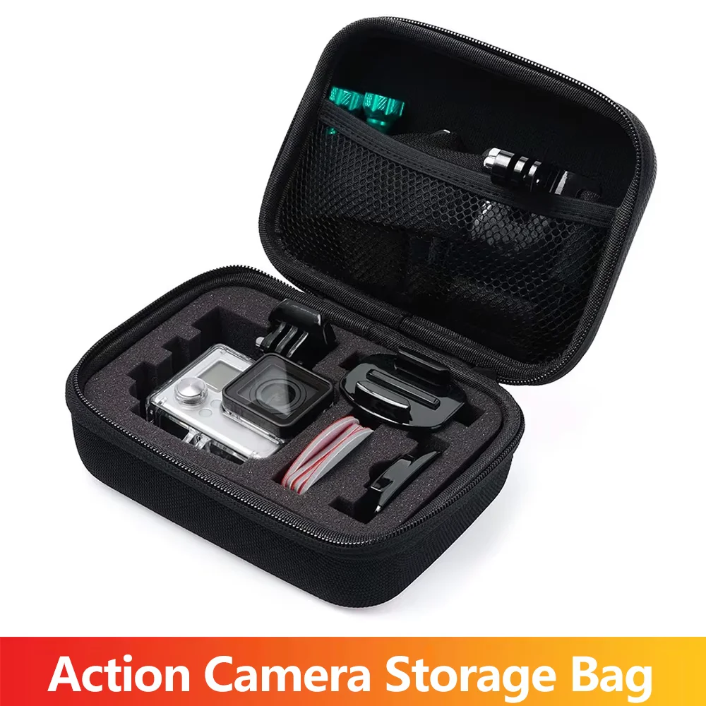 �y�Z�[�����zGoPro Hero 13 12 11 10 9 8 7 5 insta360 SJCAM AKASO DJI Osmo Action�J�����A�N�Z�T���[�p���[�o�b�O�L�������O�P�[�X�g���x���{�b�N�X