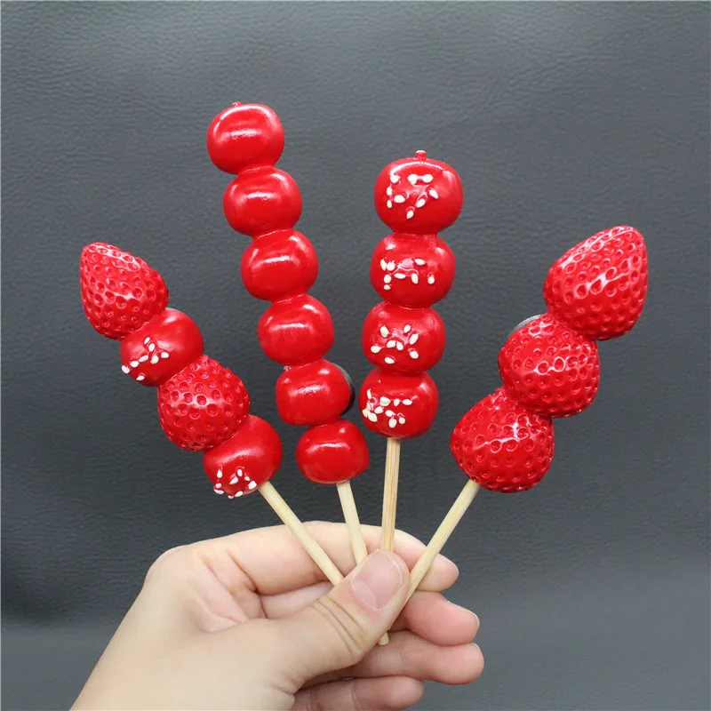 Холодильник клубника Bingtanghulu с магнитной лентой из смолы