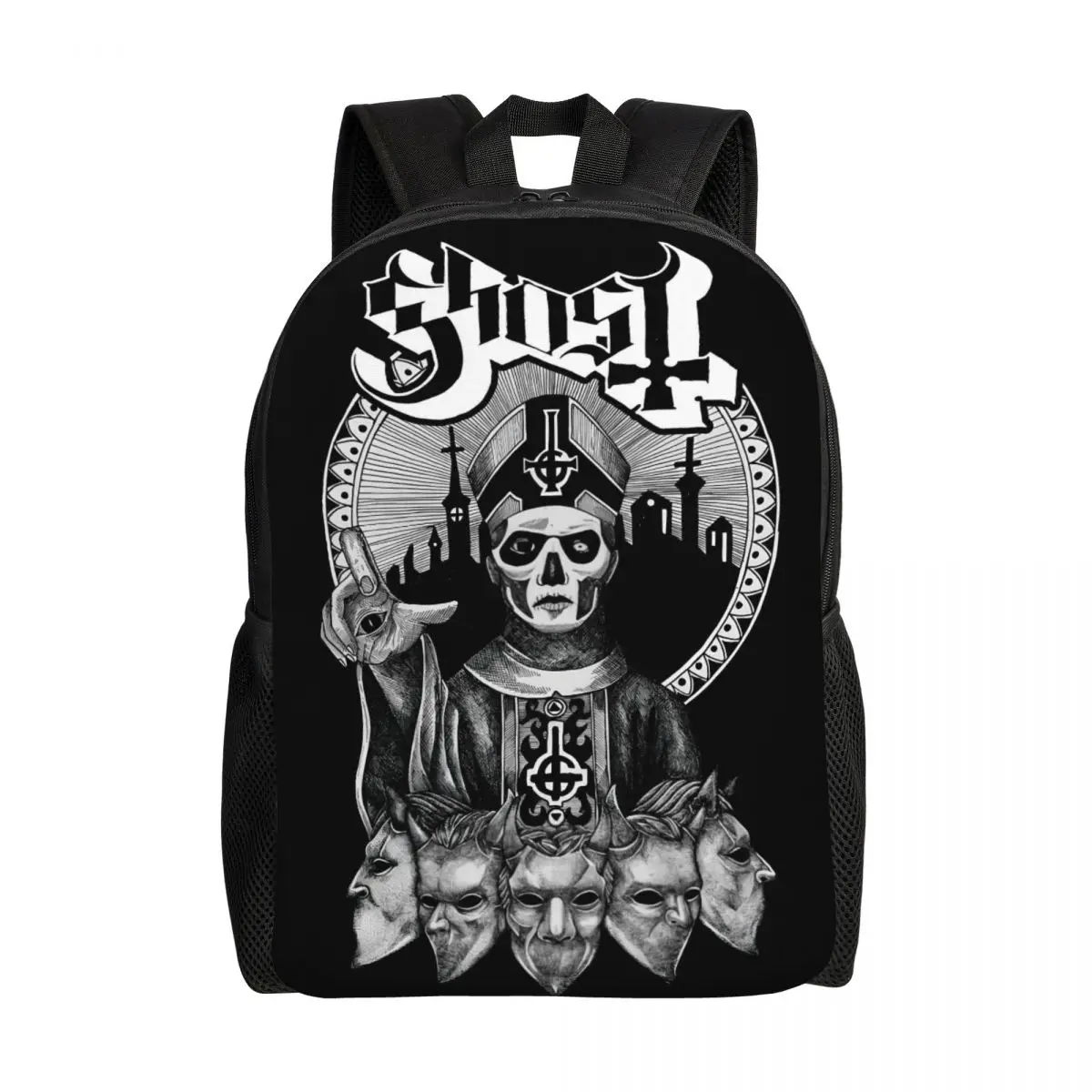 

Пользовательские G-Ghosts Heavy Metal Band Rock новый рюкзак для ноутбука для мужчин и женщин повседневная сумка для книг для школы, студента, классическая сумка