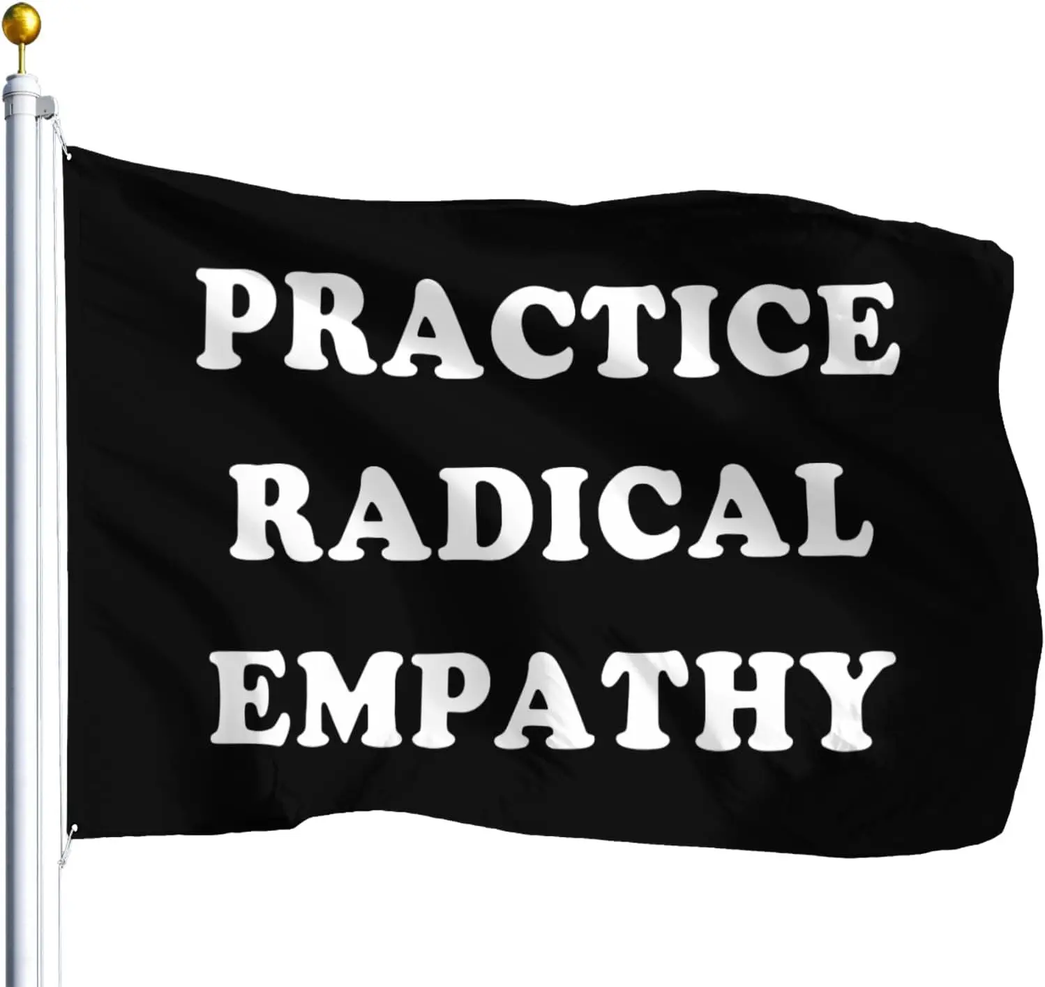Drapeaux 100 % polyester pour pratique des drapeaux d'empatathy radical