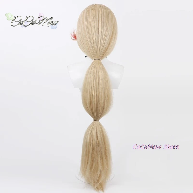 Charlie Morningstar Wig Anime Cosplay Women Long Yellow Hair Charlie Cosplay Highlight Dyeing Hair Free Wig Cap