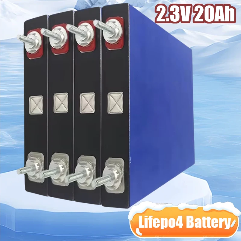 2.3V LTO Battery 20Ah Lifepo4 Lithium Iron Phosphate 20A Low Temperature Resistant Rechargeable Power Battery for Forklift Yacht