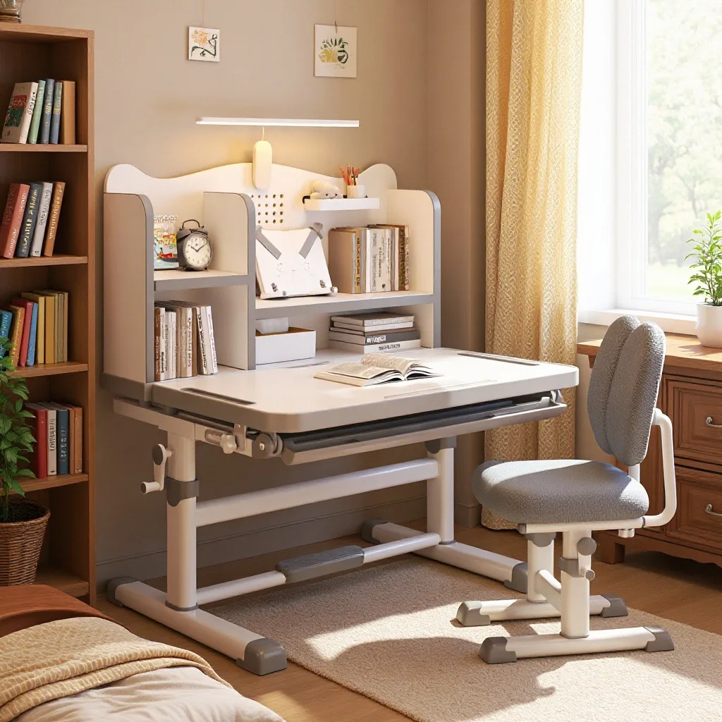 bureaux-et-chaises-pour-enfants-zhengzi-bureaux-d'etude-bureaux-pour-les-devoirs-pouvant-etre-releves-et-abaisses-pour-les-eleves-du-primaire-et-du-secondaire
