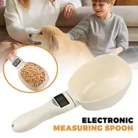 Cuchara báscula digital LED para alimentación exacta