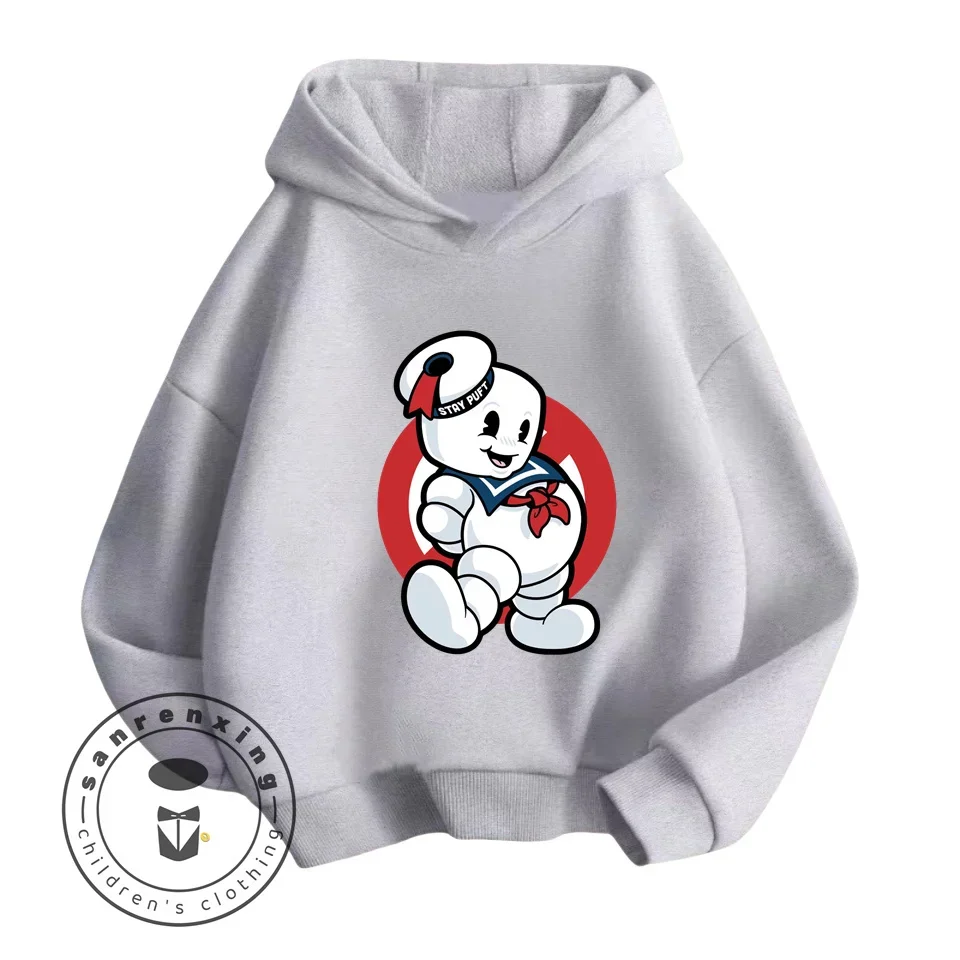 Creative and Unique Ghostbusters Cartoon Hoodie Showcasing Innovative Designs Personal Style Stands Out Design Kids Clothing