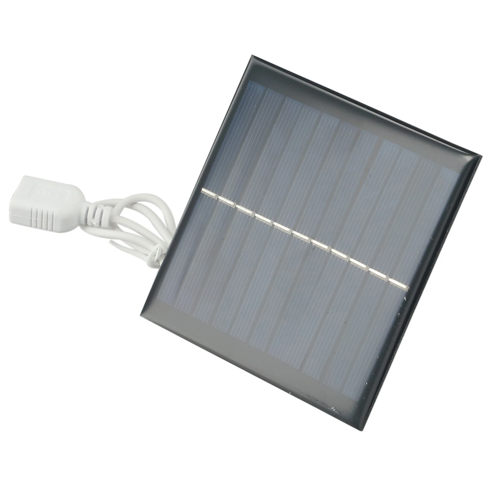 1pc USB Solar Panel 5W 5.5V Solar Panel With USB Output Solar Charger Can Charge 3.7V-5V Battery Power Tools Accessories