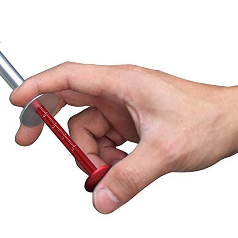 Hot Brake Disc Measuring Tool 0-45Mm Thickness Measuring Ruler Calipers For Motorcycles Cars Brake Disc Wear Test Detection